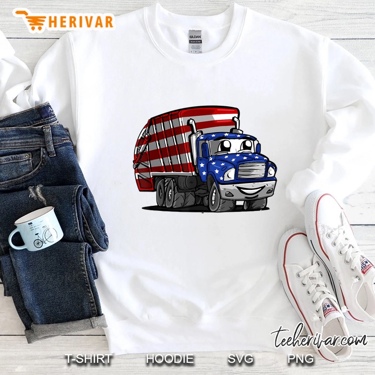 Garbage Day Construction Dump Truck Toddler Boy Gift Sweatshirt