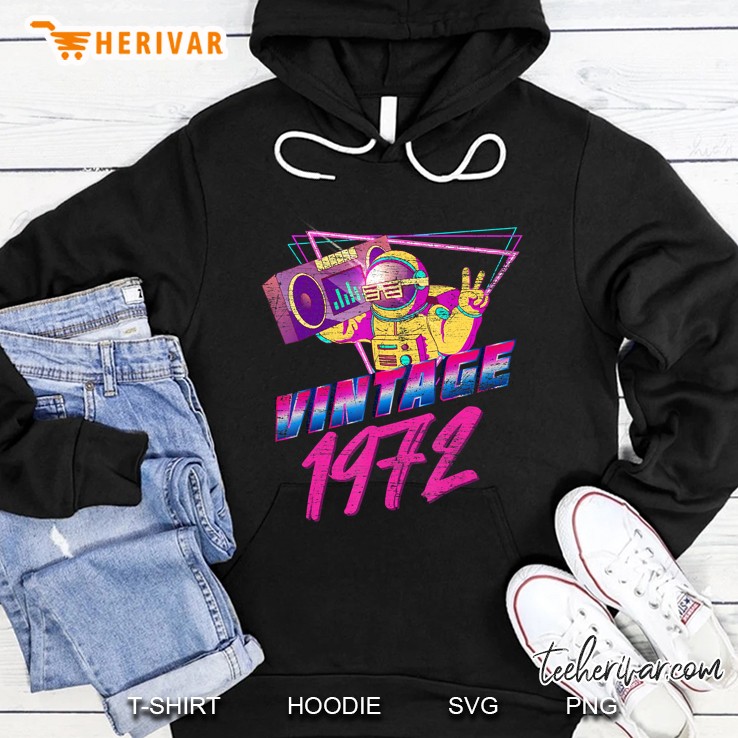 48Th Birthday Gifts - Vintage 1972 Hoodie