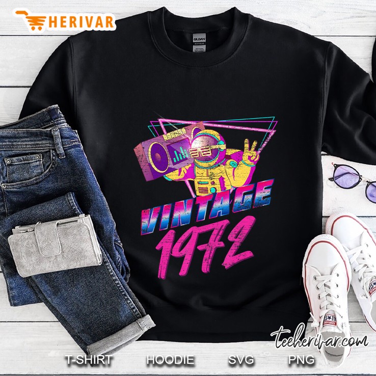 48Th Birthday Gifts - Vintage 1972 Sweatshirt