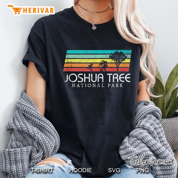 Joshua Tree Desert Vintage Retro Outdoors Camping Tank Top Ladies Tee