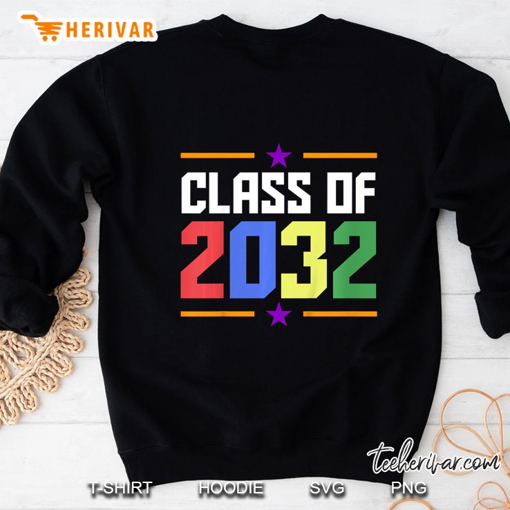 Kids Kindergarten Class Of 2032 First Day Of School Cute Gift Sweatshirt