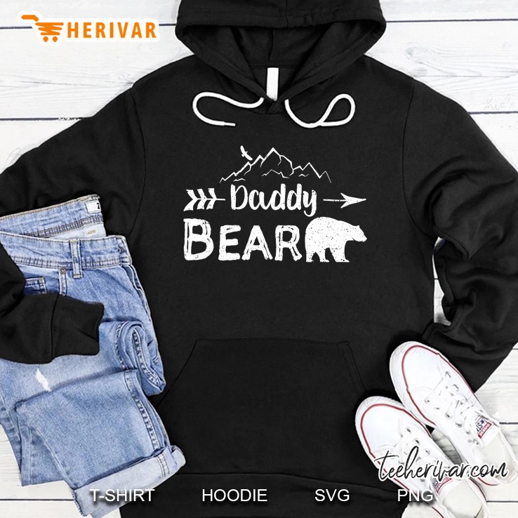 Mens Daddy Bear Shirt Matching Family Mama Papa Bear Camping Gift Mugs