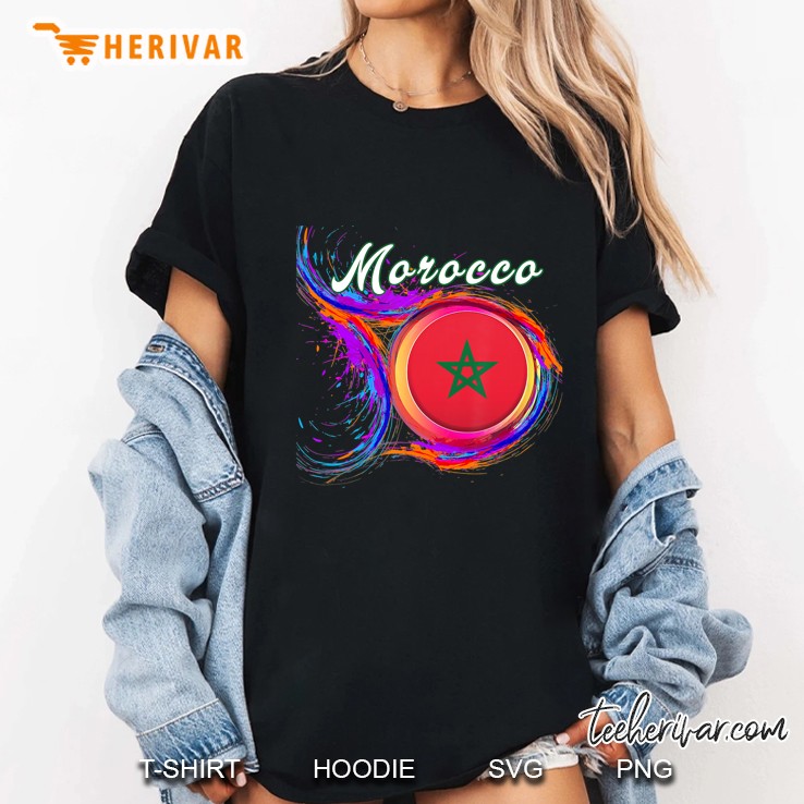 Morocco Flag Ladies Tee