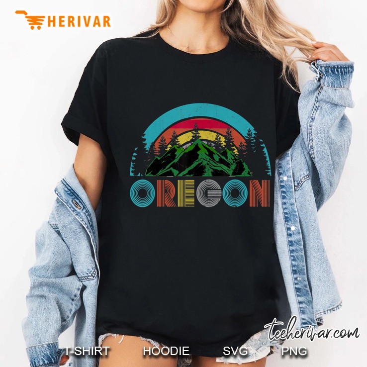 Oregon Mountains Ladies Tee