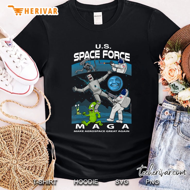 Us Space Force - Maga Make Aerospace Great Again Shirt