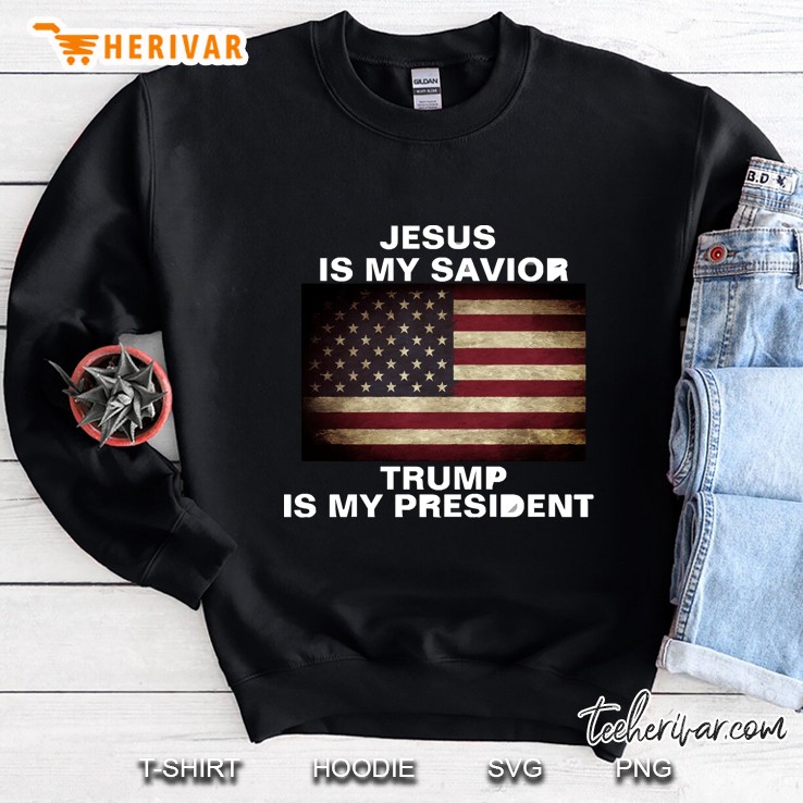 Jesus Is My Saviour Trump Is My President Mugs