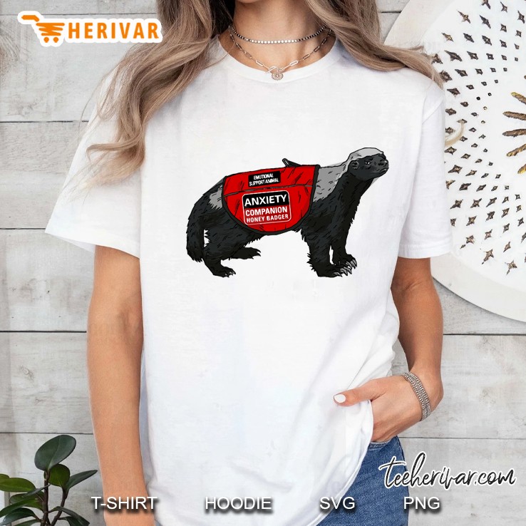 Anxiety Companion Honey Badger Ladies Tee