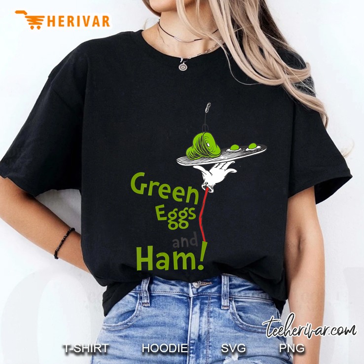 Dr. Seuss Green Eggs And Ham Title Hoodie