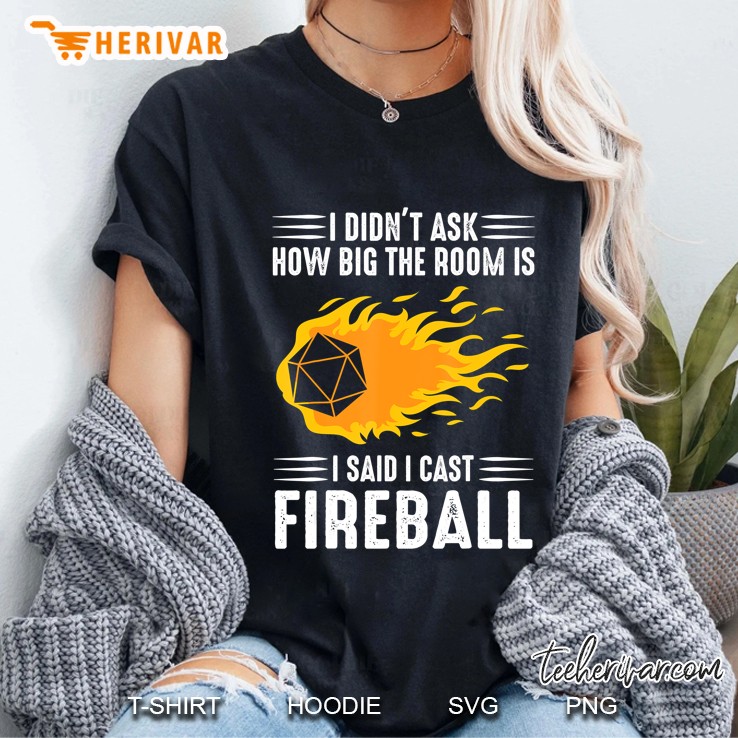 I Cast Fireball Ttrpg Ladies Tee
