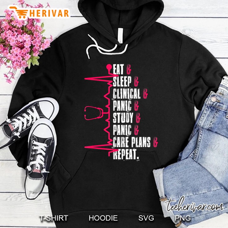 Medical School Nursing Student Heartbeat Stethoscope Nurse Hoodie