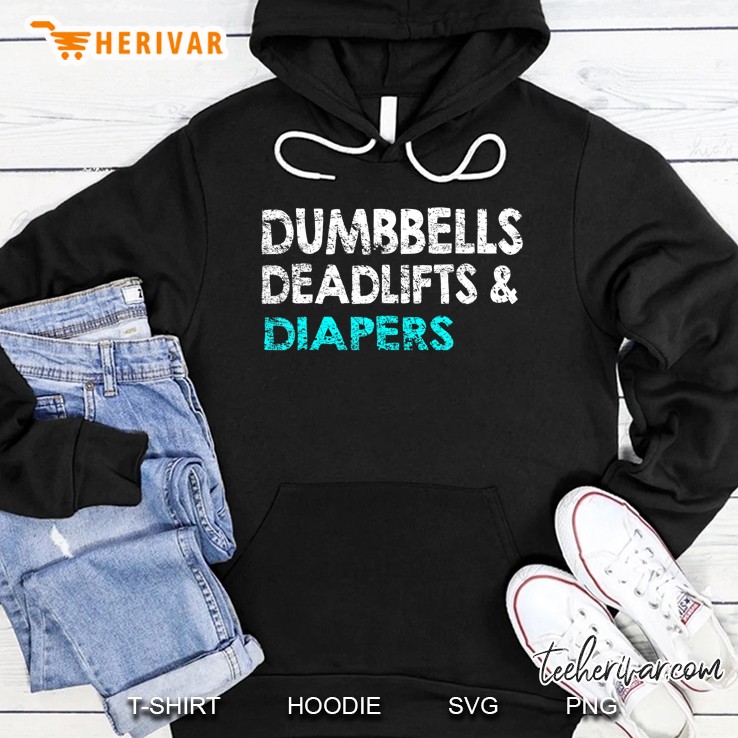 Men Women Funny Gym Lovers Dumbbells Deadlifts And Diapers Mugs