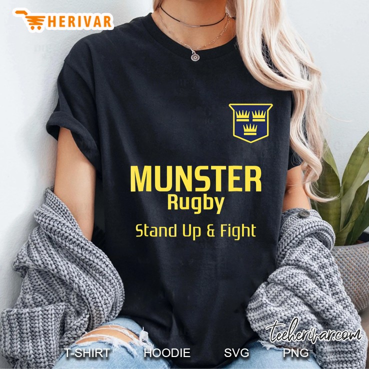 Vintage Style Munster Rugby - Ireland Rugby Ladies Tee