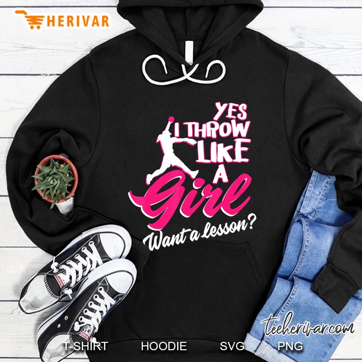 Yes I Throw Like A Girl Gift For Softball Pitchers Mugs