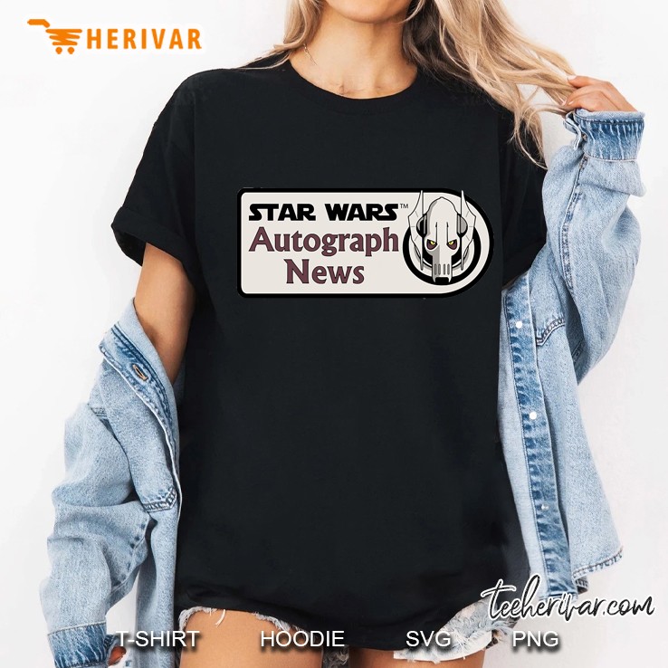 Star Wars Autograph News Ladies Tee
