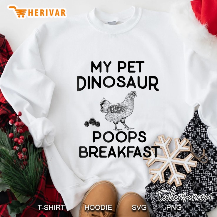 My Pet Dinosaur Poops Breakfast Funny Chicken Mugs