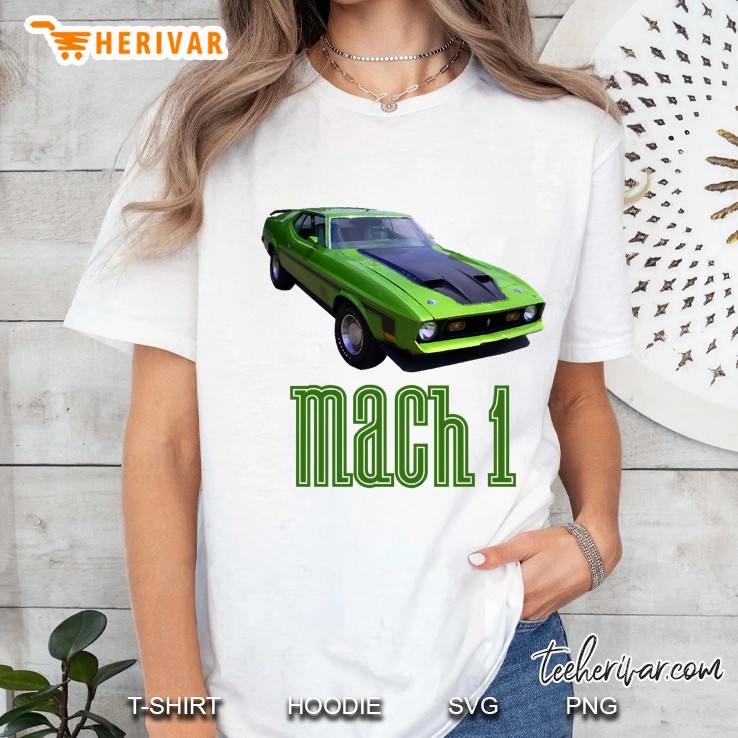 Ford Mustang Mach 1 1972 Ladies Tee