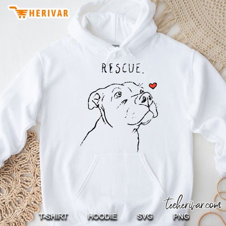 Rescue Dog Pitbull Hoodie