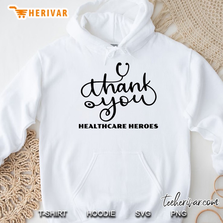 Thank You Design For Healthcare Workers Hoodie