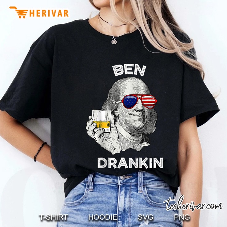 Benjamin Franklin American Flag Glasses 4Th Of July Art Tank Top Ladies Tee
