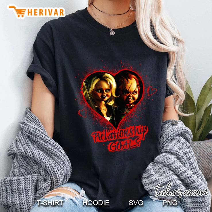 Child's Play Chucky And Tiffany Relationship Goals Pullover Hoodie