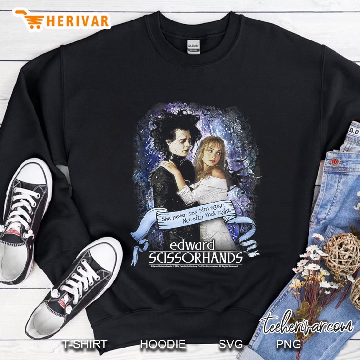 Edward Scissorhands That Night Sweatshirt