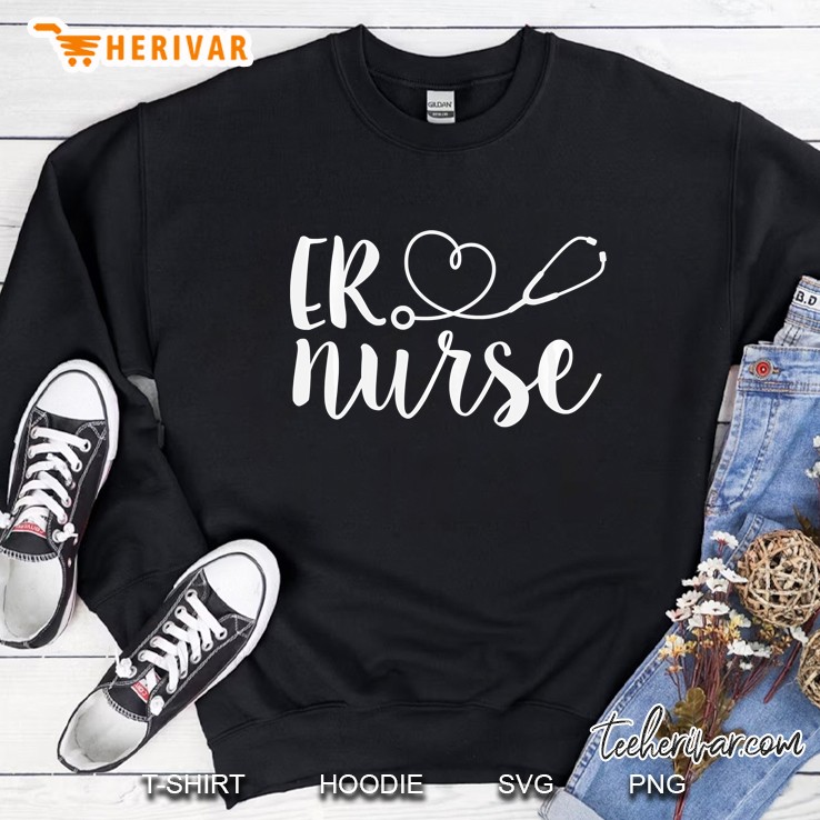 Er Nurse Cute Emergency Room Registered Nurse Appreciation Sweatshirt