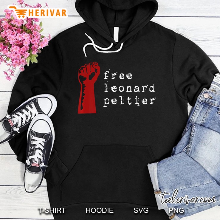 Free Leonard Peltier Premium Hoodie