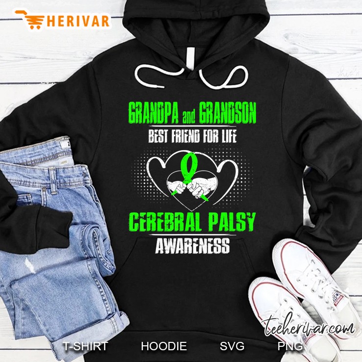 Grandpa And Grandson Best Friend Of Life Cerebral Palsy Hoodie