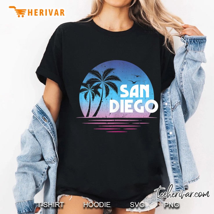 San Diego Retro Vintage Souvenir Tank Top Ladies Tee