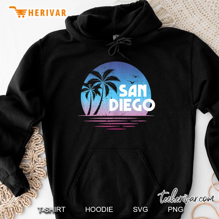 San Diego Retro Vintage Souvenir Tank Top Hoodie