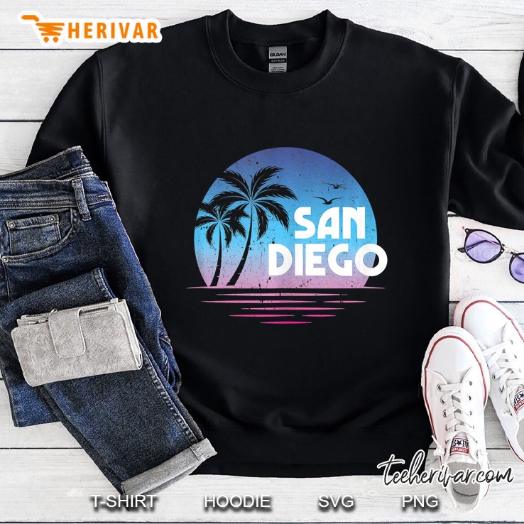 San Diego Retro Vintage Souvenir Tank Top Sweatshirt