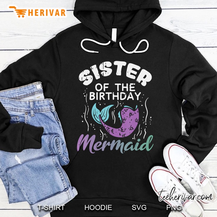 Sister Of The Birthday Mermaid Family Matching Party Gift Mugs