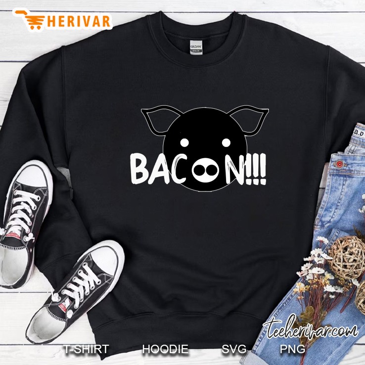 Bacon Bacon Lover Pig Sweatshirt