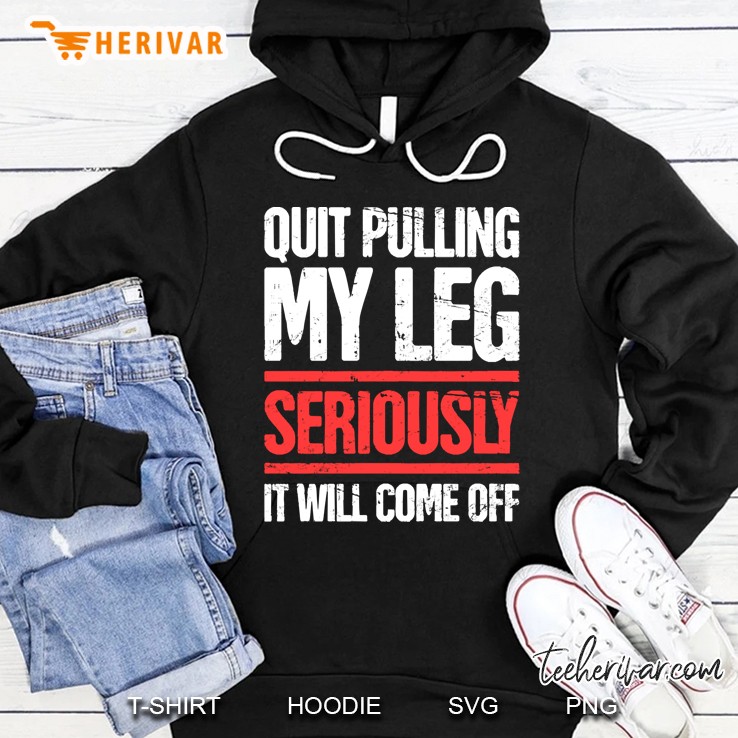 Funny Missing Or Amputated Leg Amputee Hoodie