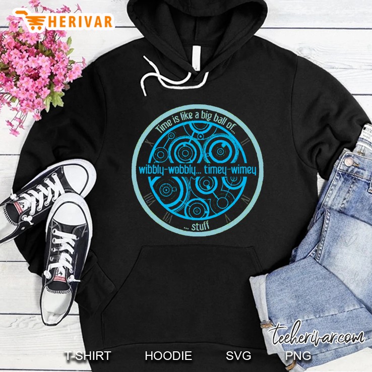 Timey-Wimey Black Hoodie