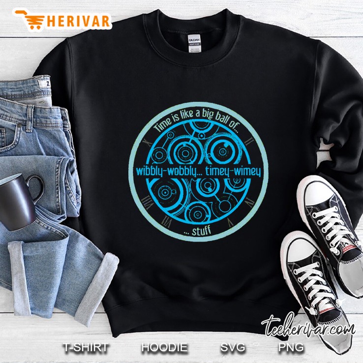 Timey-Wimey Black Sweatshirt
