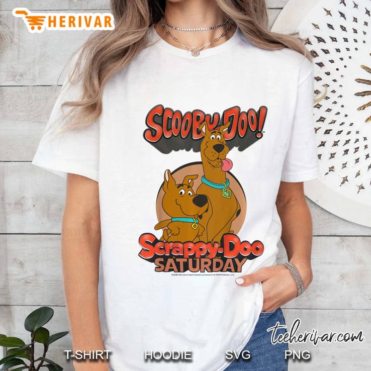 Kids Scooby-Doo Scrappy And Scooby Saturday Portrait Hoodie