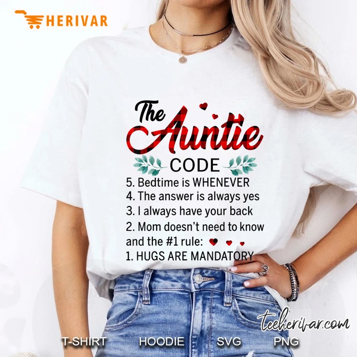 The Auntie Code - Hugs Are Mandatory Hoodie