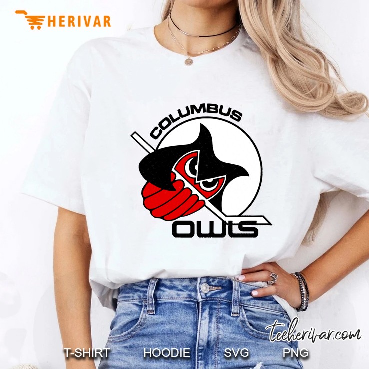 Defunct - Columbus Owls Hockey Ladies Tee