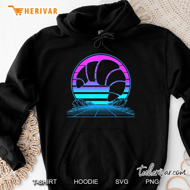Croissant Pastel Goth Vaporwave Hoodie