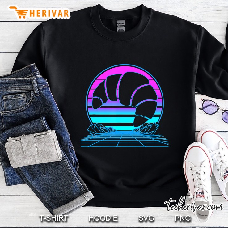 Croissant Pastel Goth Vaporwave Sweatshirt