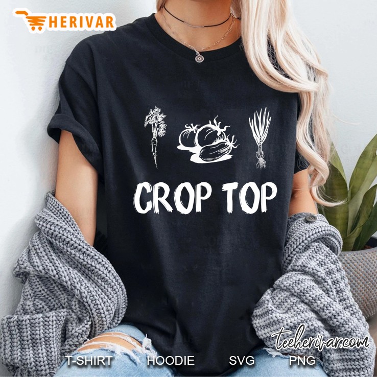 Crop Top Funny Pun Hoodie