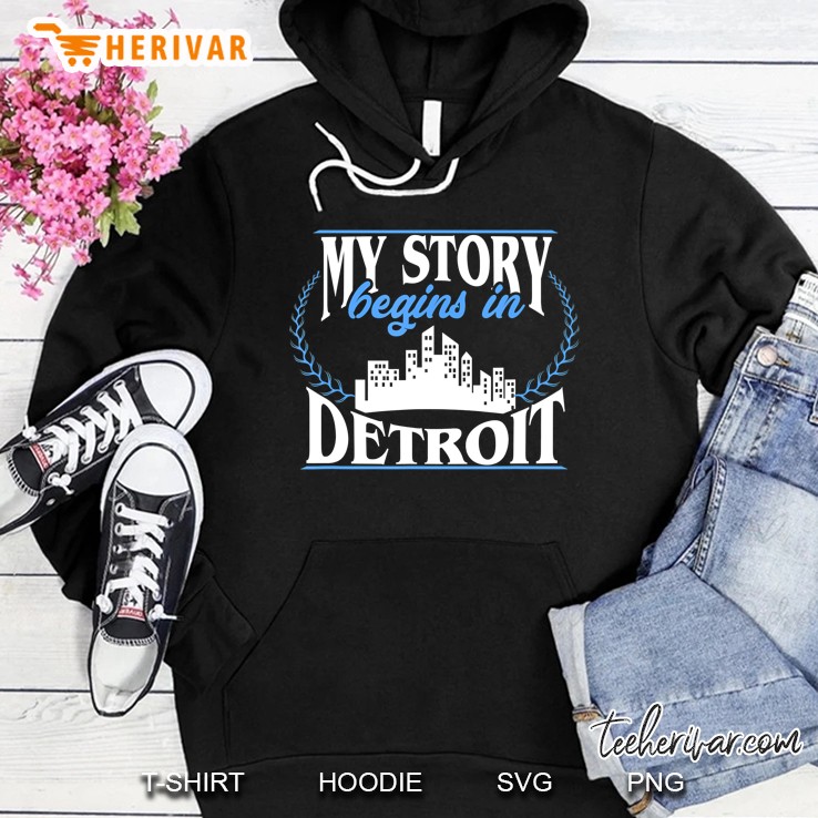 Detroit Born In Detroit Hoodie
