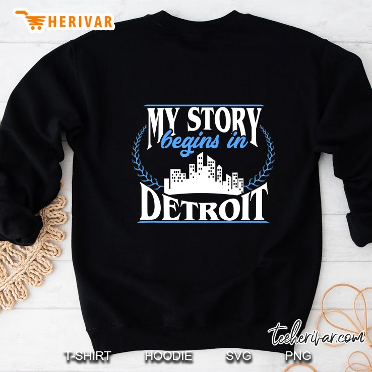 Detroit Born In Detroit Sweatshirt