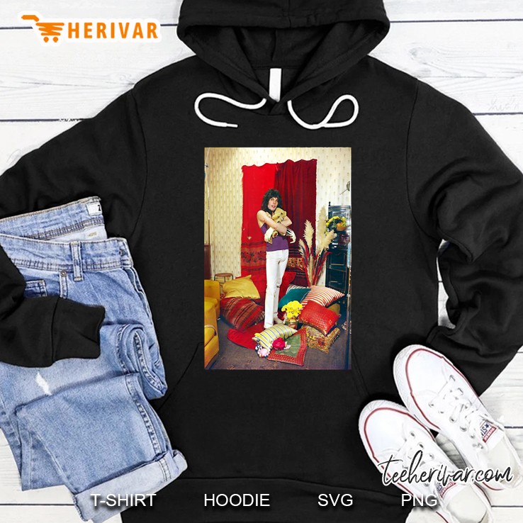 Freddie Mercury Official Vintage Pillow Photo Tank Top Hoodie