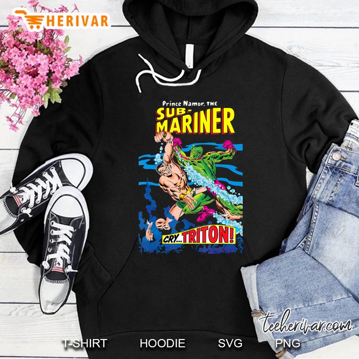 Marvel Prince Namor The Sub-Mariner Cry Triton Hoodie