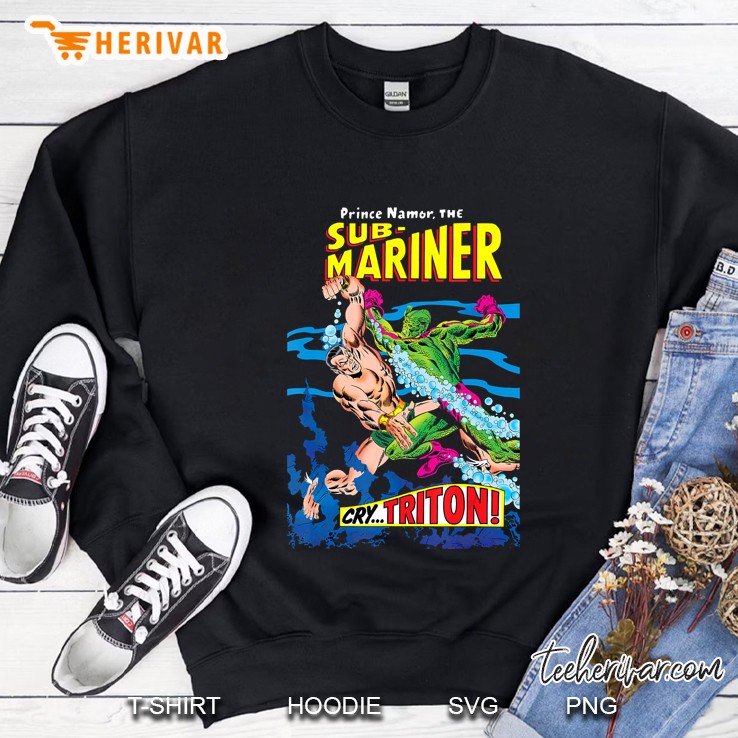 Marvel Prince Namor The Sub-Mariner Cry Triton Sweatshirt