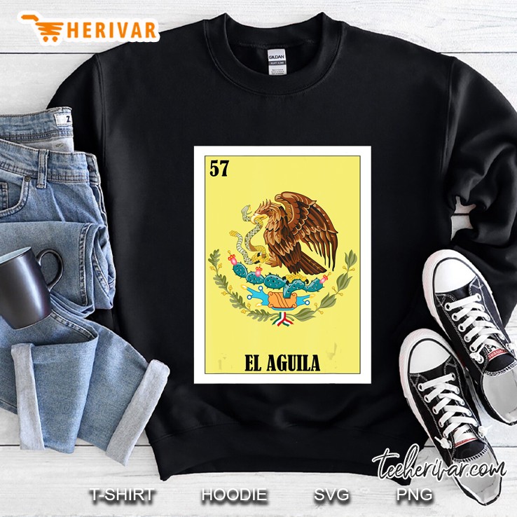 Mexican Eagle Lottery Gift - Mexican Bingo El Aguila Sweatshirt
