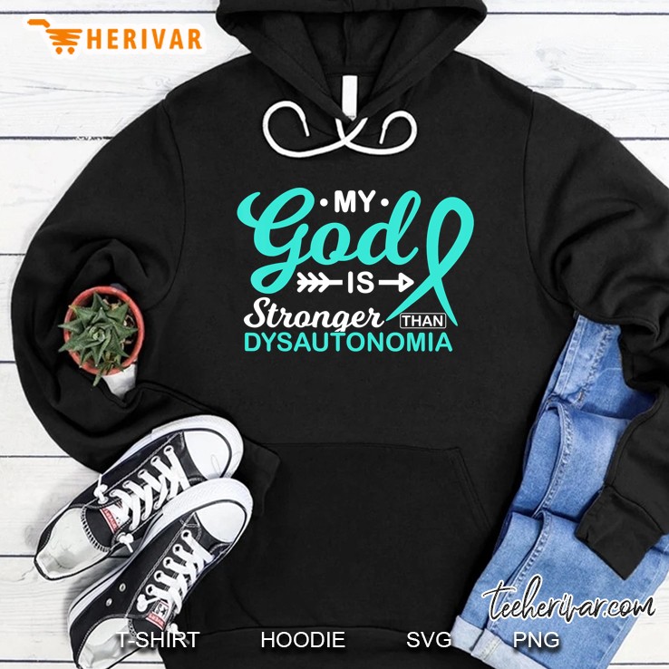 My God Is Stronger Than Dysautonomia Awareness Warrior Mugs