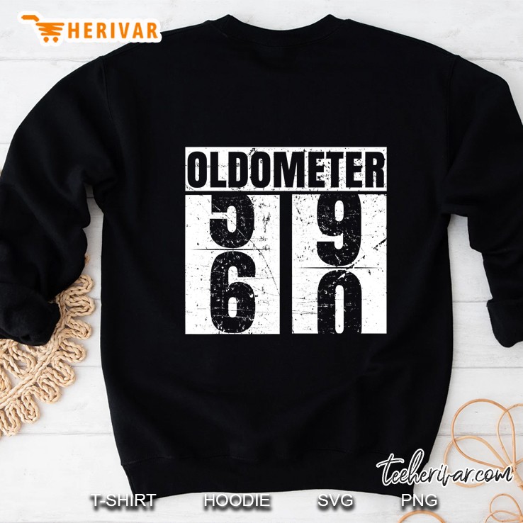Oldometer 59-60 60Th Funny Birthday Men Women Gift Sweatshirt